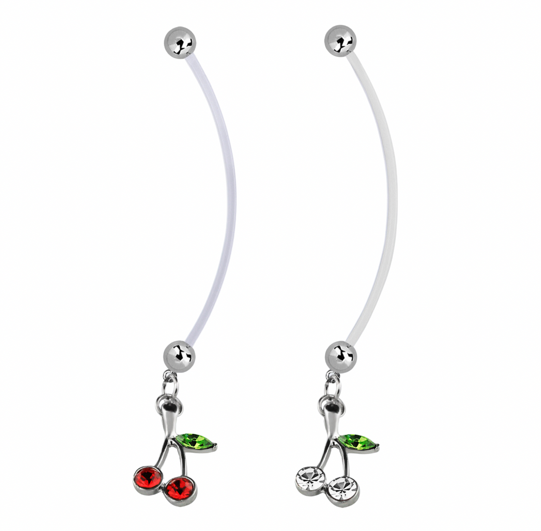 Cherry Navel Ring
