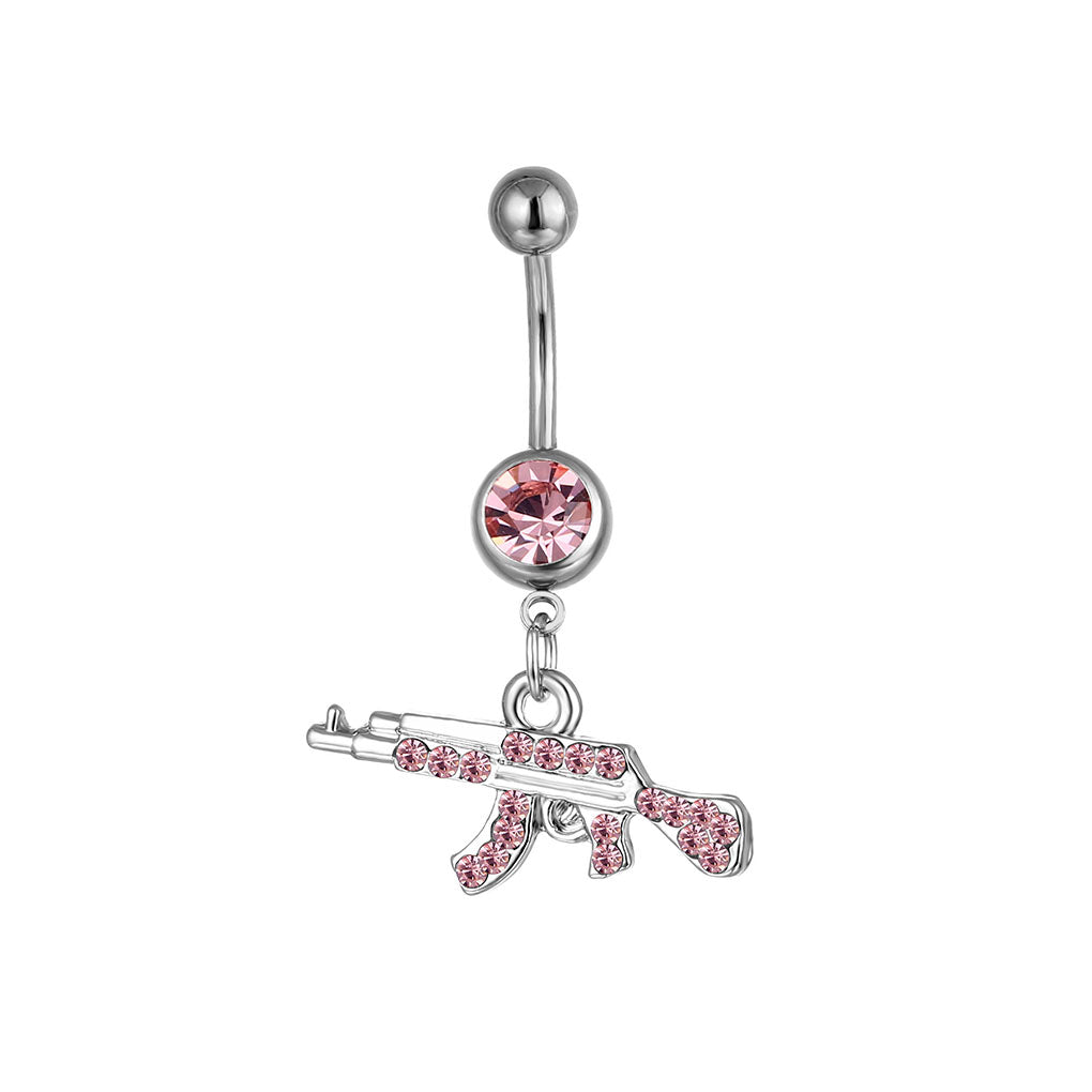 Ak-47 Navel Ring