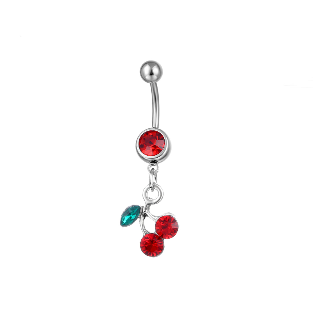 Cherry Navel Ring