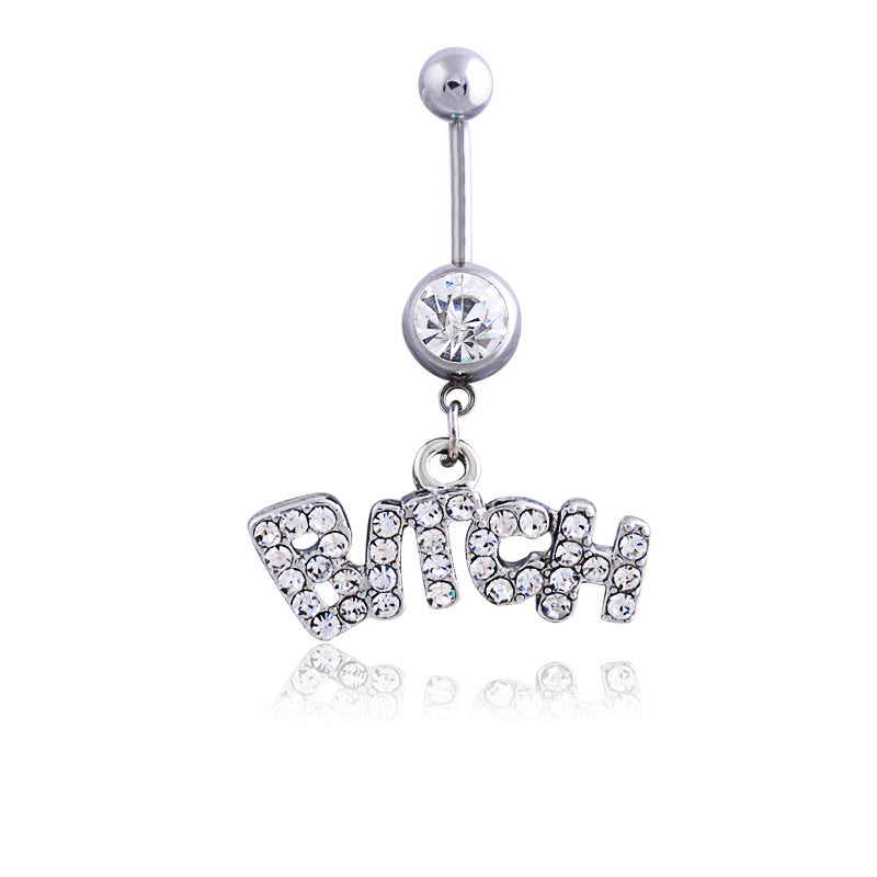 B*tch Navel Ring