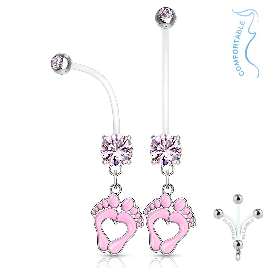 Gender Pregnancy Belly Rings - Body Party Jewels