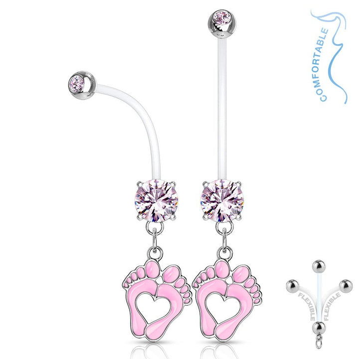 Gender Pregnancy Belly Rings - Body Party Jewels