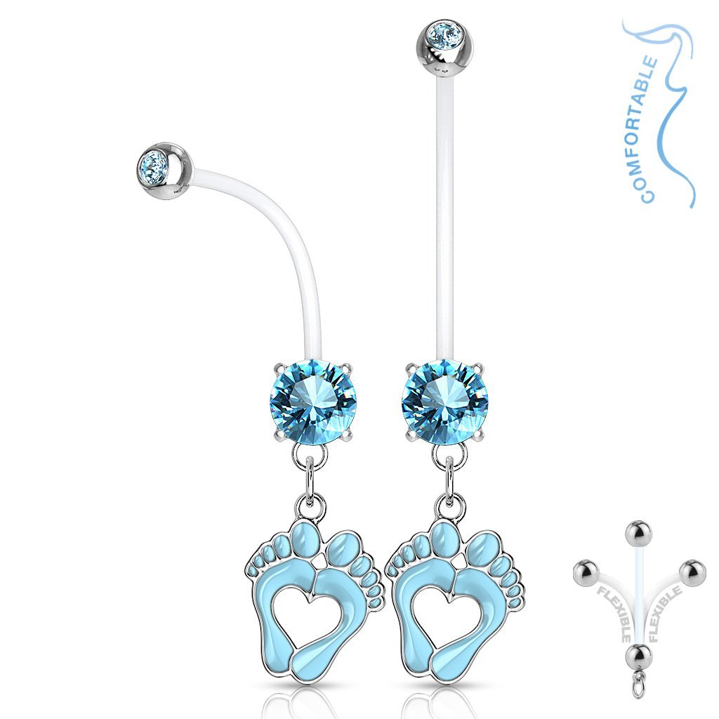 Gender Pregnancy Belly Rings - Body Party Jewels