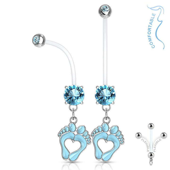 Gender Pregnancy Belly Rings - Body Party Jewels