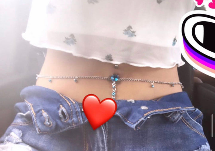 Chandelier Belly Ring Waist Chain