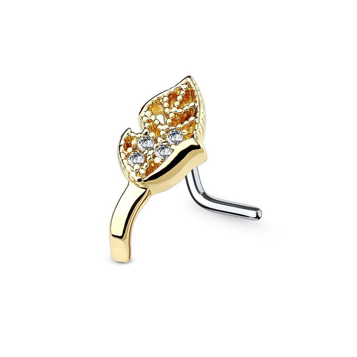 Leaf Nose Ring - Body Party Jewels
